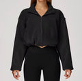 Winter stand-collar jogging jacket